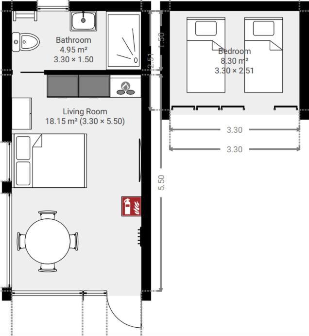 Tiny House - Optioneel Met Hottub Leilighet Dokkum Eksteriør bilde