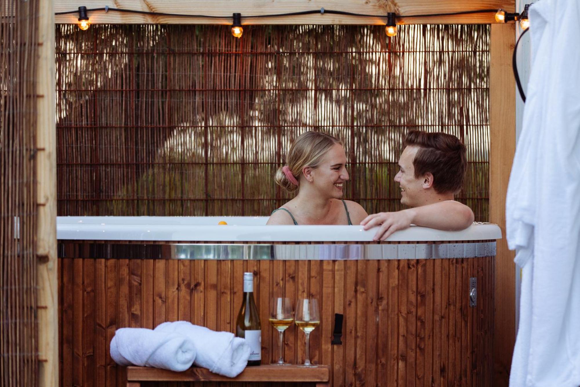 Tiny House - Optioneel Met Hottub Leilighet Dokkum Rom bilde