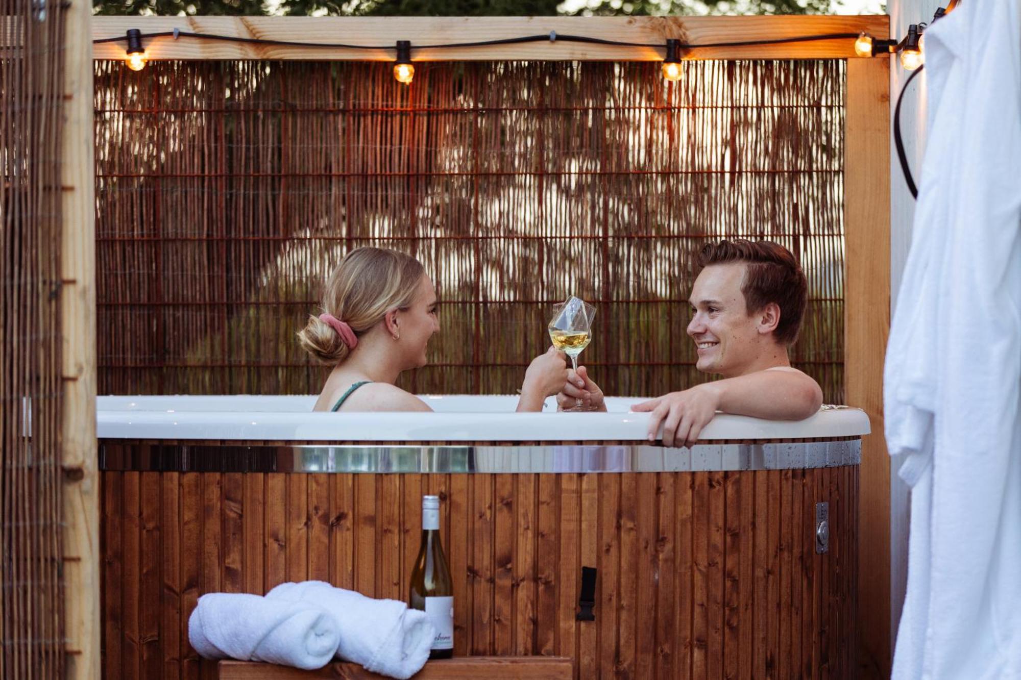 Tiny House - Optioneel Met Hottub Leilighet Dokkum Rom bilde